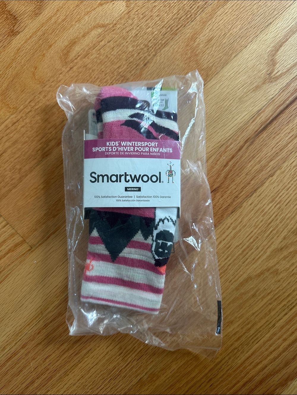 Smartwool Unisex Kids Full Cushion Yeti Pattern Over The Calf Socks